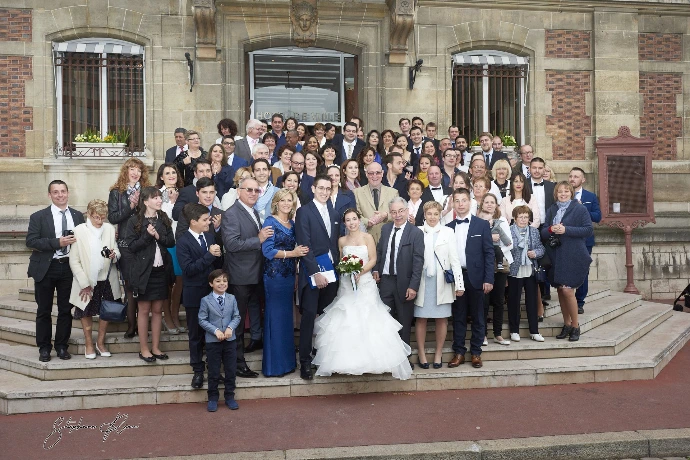Marie et Nelson photo à la mairie