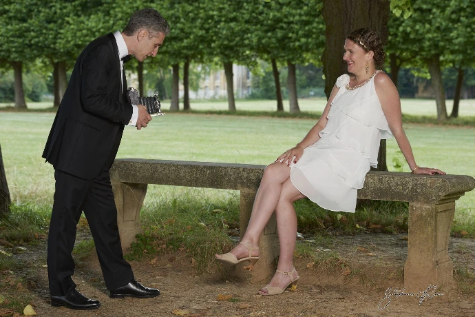 Le marié photographe