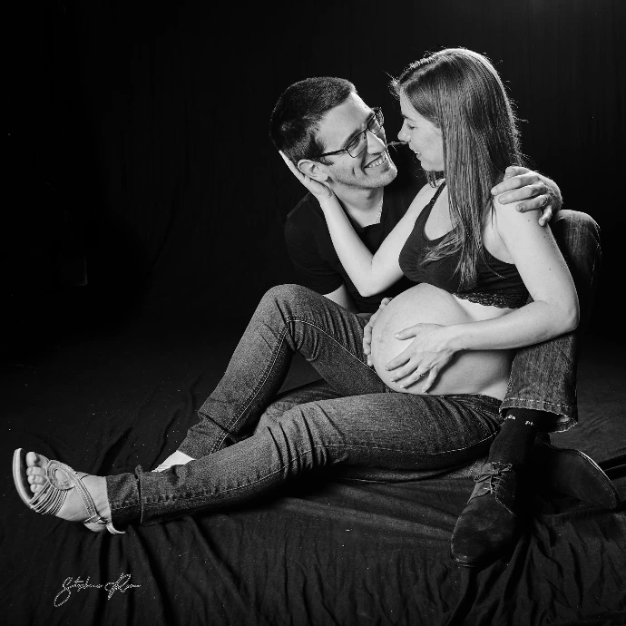 Marie et Nelson, futurs parents