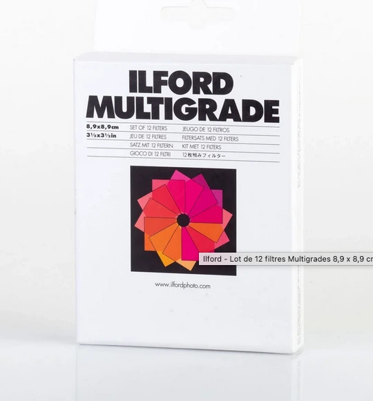 ILFORD FILTRE MULTIGRADE 9X9 CM