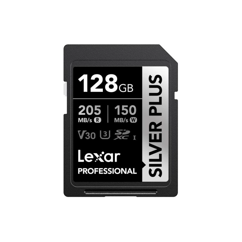 LEXAR SDHC 128 SILVER PLUS