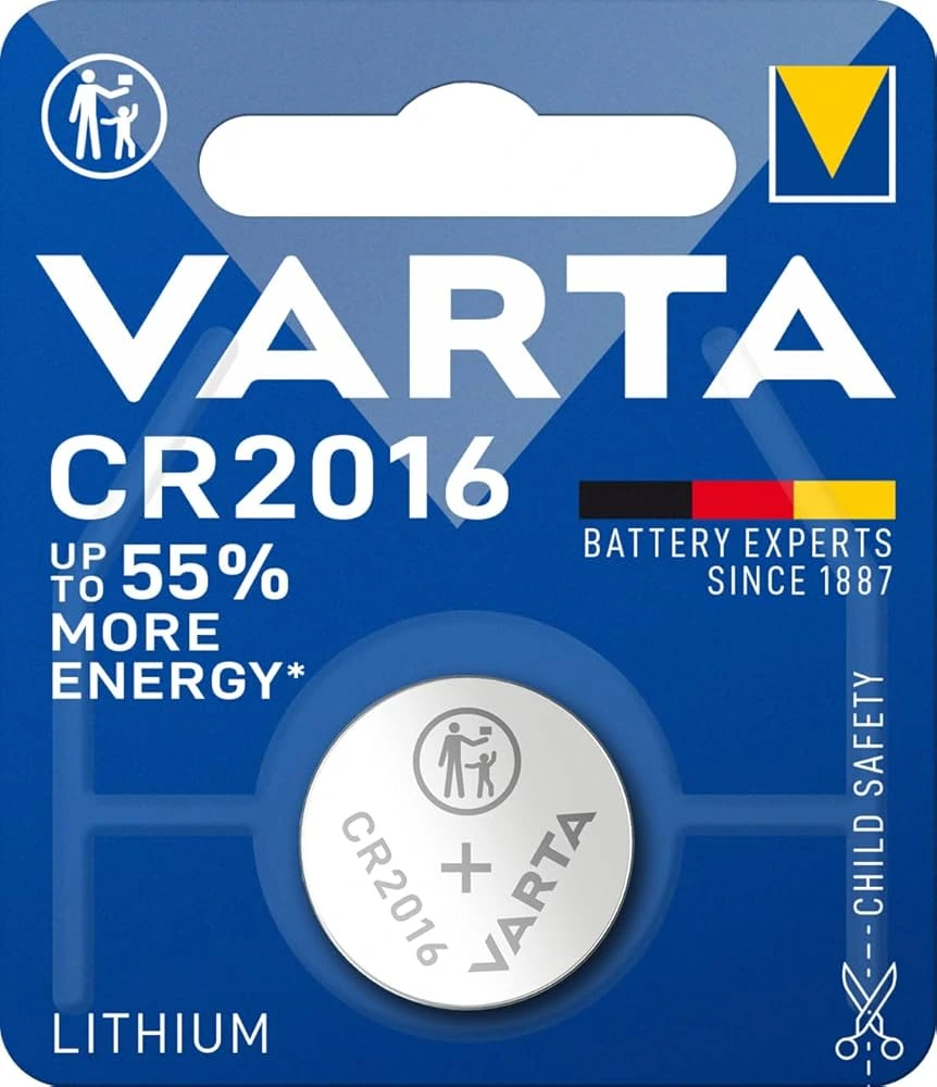 VARTA CR2016 PRO. ELEC. PILE BOUTON LITHIUM